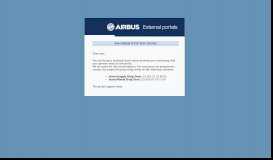
							         Airbus Portal Navigation URL								  
							    