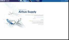 
							         AIRBUS Supply Login Page - AIRBUS|Portals Login page								  
							    