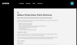 
							         AirbusSpares - the material hub - Satair								  
							    