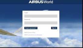 
							         AirbusWorld Login page								  
							    