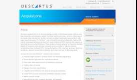 
							         Airclic Products | Descartes Perform Portfolio | Descartes								  
							    