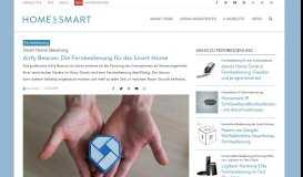
							         Airfy Beacon: Die Fernbedienung für das Smart Home - Homeandsmart								  
							    