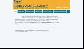 
							         Airgas Online Benefits Directory								  
							    