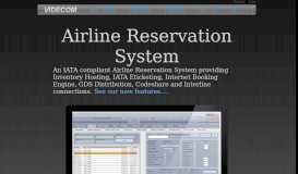 
							         Airline Reservation System								  
							    