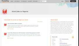 
							         Airtel Jobs and Vacancies in Nigeria June 2019 | MyJobMag								  
							    