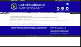 
							         Aislinn Call - Gold Hill Middle School								  
							    