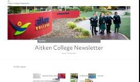 
							         Aitken College Newsletter - Issue Five - iNewsletter								  
							    