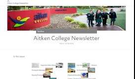 
							         Aitken College Newsletter - Issue Two - iNewsletter								  
							    