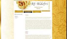 
							         AJ Aldefri SSM :: Reflection - Digication ePortfolio								  
							    