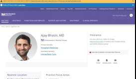 
							         Ajay Bhasin, MD | Northwestern Medicine								  
							    