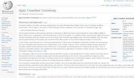 
							         Ajayi Crowther University - Wikipedia								  
							    