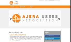 
							         Ajera Users Association								  
							    