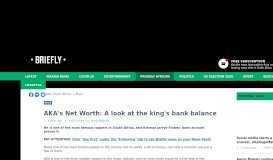
							         AKA's Net Worth: A look at the king's bank balance - Briefly SA								  
							    