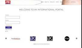 
							         AKI Portal - AK International LLC								  
							    