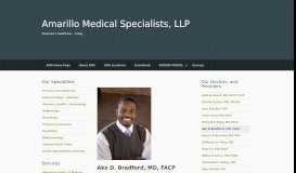
							         Ako D Bradford, MD - Amarillo Medical Specialists, LLP								  
							    