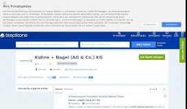
							         Aktuelle Jobs bei Kühne + Nagel (AG & Co.) KG | StepStone								  
							    