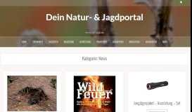 
							         Aktuelle News zum Thema Jagd & Natur | Dein Jagd Portal - Auf Jagd								  
							    
