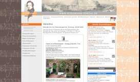 
							         Aktuelle Veranstaltungen und Neuerscheinungen ... - Schumann-Portal								  
							    