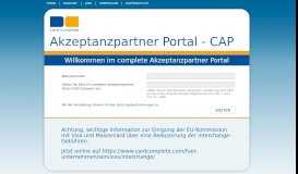 
							         Akzeptanzpartner Portal - CAP - card complete								  
							    