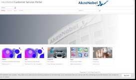 
							         AkzoNobel Customer Service Portal								  
							    