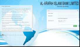 
							         Al-Arafah Islami Bank Limited - Internet Banking								  
							    