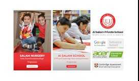 
							         Al Salam Private School and Nursery: Home								  
							    