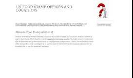 
							         Alabama Food Stamp Online Application | US FOOD STAMP OFFICES ...								  
							    