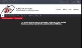 
							         Alachua eSchool / Homepage - Alachua County Public Schools								  
							    