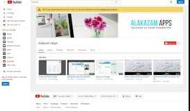 
							         Alakazam Apps - YouTube								  
							    