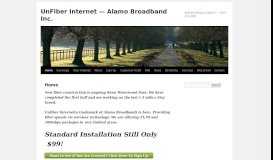 
							         Alamo Broadband Inc. (877) 222-2005 | Internet Without Limits!!!								  
							    