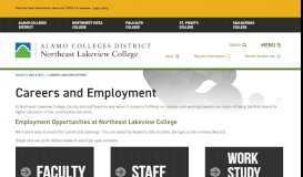 
							         Alamo College : NLC : Career and Employment | Alamo Colleges								  
							    