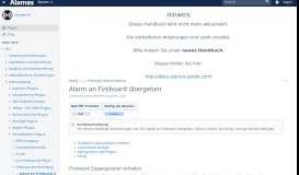 
							         Alarm an Fireboard übergeben - Handbuch - Alamos GmbH								  
							    