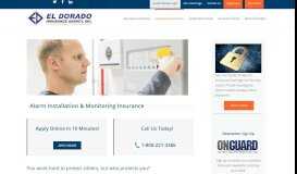 
							         Alarm Installer Insurance | El Dorado Insurance Agency								  
							    