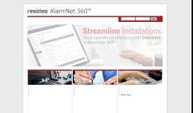 
							         AlarmNet 360 - Login								  
							    