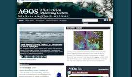 
							         Alaska Ocean Observing System								  
							    