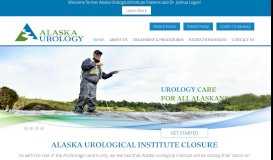 
							         Alaska Urology – Advanced Urology Care for All Alaskans								  
							    
