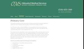 
							         Albany Primary Care Doctors | Oldendorf Medical Services								  
							    