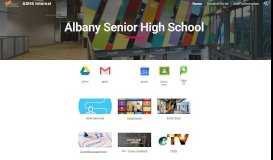 
							         Albany Senior High School - Start Page								  
							    