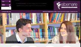 
							         Albemarle College: Top A Level Private College in London								  
							    