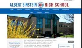 
							         Albert Einstein High School - Montgomery County Public High School								  
							    