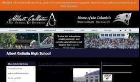 
							         Albert Gallatin High School - AGASD								  
							    