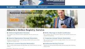 
							         Alberta's Online Registry Service: e-registry.ca								  
							    