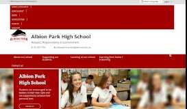 
							         Albion Park High School: Home								  
							    