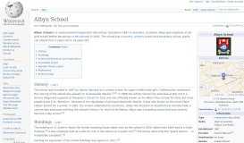 
							         Albyn School - Wikipedia								  
							    
