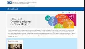 
							         Alcohol Portal | CDC								  
							    