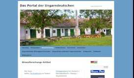 
							         Aldebrõ deutsche Siedler | Das Portal der Ungarndeutschen								  
							    