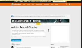
							         Alduins Tempel: Skyrim - Spieletipps								  
							    