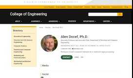 
							         Alen Docef, Ph.D. | College of Engineering | Virginia Commonwealth ...								  
							    