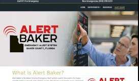 
							         Alert Baker - Baker County Sheriff's Office								  
							    