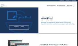 
							         AlertFind | Aurea Software								  
							    